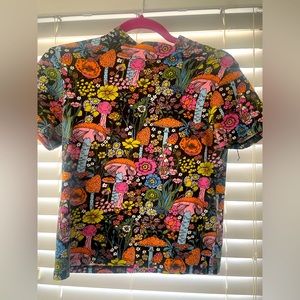 Noo Works, Mushroom Mock Turtleneck, Size Medium